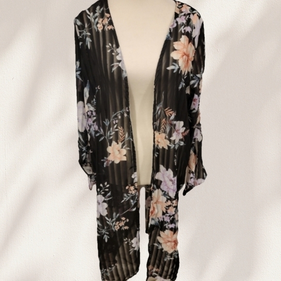 IRIS Kimono With Tie Sleeves Size M - Picture 2 of 6